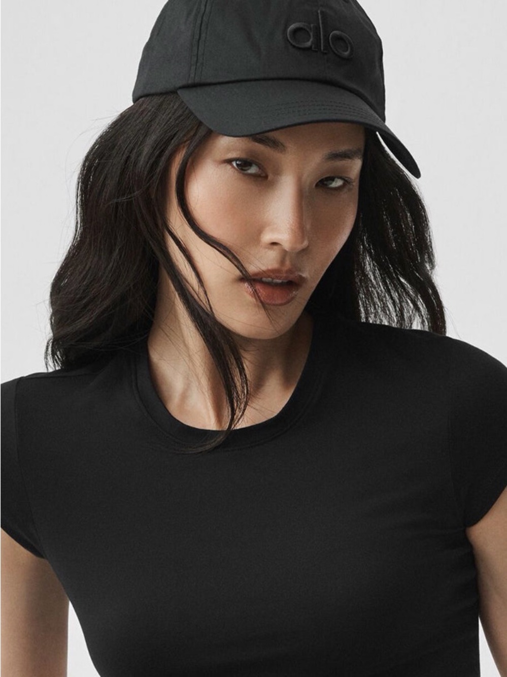 Alo Yoga Black Adjustable Baseball Cap | Unisex | Brand New with Tags - Picture 4 of 5